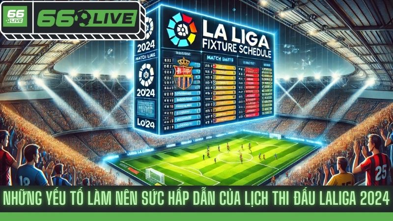 Lịch thi đấu LaLiga 2024: Toàn cảnh giải bóng đá hot nhất