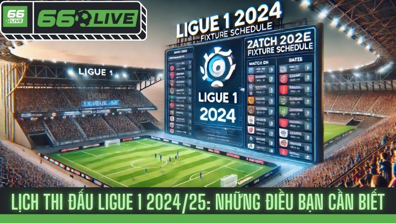 Lịch thi đấu Ligue 1 2024/25: Những điều bạn cần biết