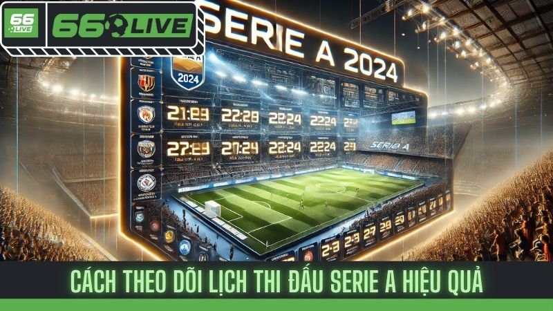 Lịch thi đấu Serie A: Tâm điểm của người hâm mộ bóng đá