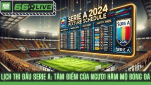 Lịch thi đấu Serie A: Tâm điểm của người hâm mộ bóng đá